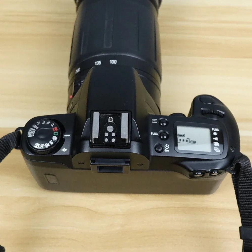 Canon EOS Rebel G 35mm SLR Film Camera w/Tamron 100-300 f5-6.3 Lens and Hood